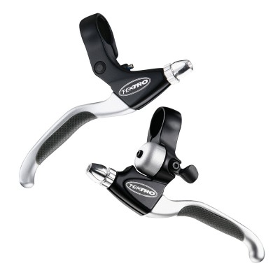 Тормозные ручки с звоночком Tektro CL530-RS + CL535-RT черные Тормозные ручки с звоночком Tektro CL530-RS + CL535-RT черные