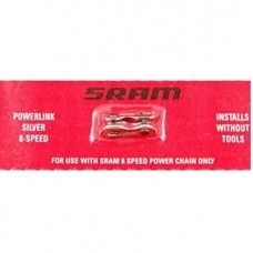 Замок цепи SRAM 8ск. Серебряный 4шт