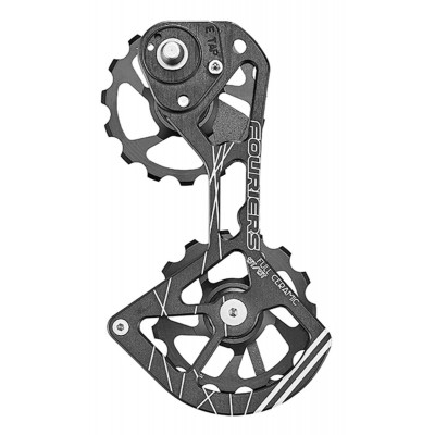 Ролики задн. перек. шоссе Fouriers Sram Red eTap, с/рамк. алю, Full Ceramic 15/15T, 86г, черн. Ролики задн. перек. шоссе Fouriers Sram Red eTap, с/рамк. алю, Full Ceramic 15/15T, 86г, черн.