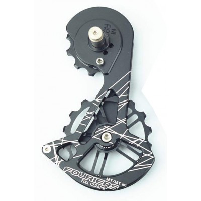 Ролики задн. перек. шоссе Fouriers Shimano 9100, с/рамк. алю, Full Ceramic 12/16T, 82.5г, черн. Ролики задн. перек. шоссе Fouriers Shimano 9100, с/рамк. алю, Full Ceramic 12/16T, 82.5г, черн.