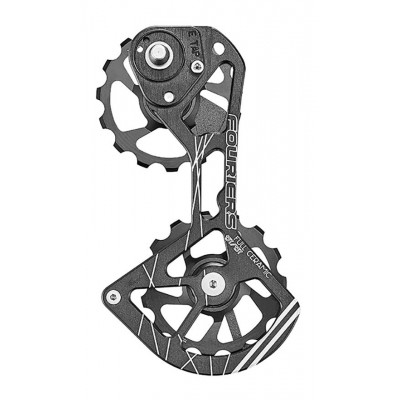 Ролики задн. перек. шоссе Fouriers Sram Red eTap, с/рамк. алю, Full Ceramic 15/15T, 82г, черн. Ролики задн. перек. шоссе Fouriers Sram Red eTap, с/рамк. алю, Full Ceramic 15/15T, 82г, черн.