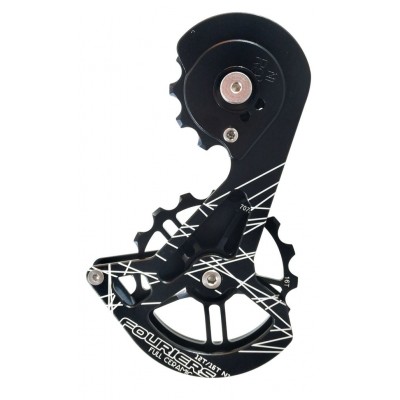 Ролики задн. перек. шоссе Fouriers Shimano 9100, з/рамк. алю, Full Ceramic 12/16T, 80г, черн. Ролики задн. перек. шоссе Fouriers Shimano 9100, з/рамк. алю, Full Ceramic 12/16T, 80г, черн.