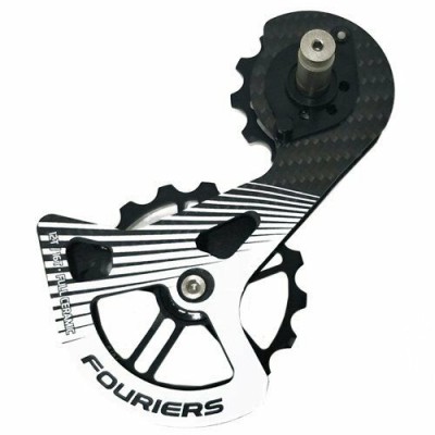Ролики задн. перек. шоссе Fouriers Shimano 9100/9150/8000/8050, с/рамк. карб., Full Ceramic 12/16Т, 75г, черн. Ролики задн. перек. шоссе Fouriers Shimano 9100/9150/8000/8050, с/рамк. карб., Full Ceramic 12/16Т, 75г, черн.