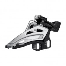 Переключатель передний Shimano FD-M4100-E, DEORE 2X10, SIDE SWING, FRONT-PULL, монтаж E-TYPE, для 38зуб.
