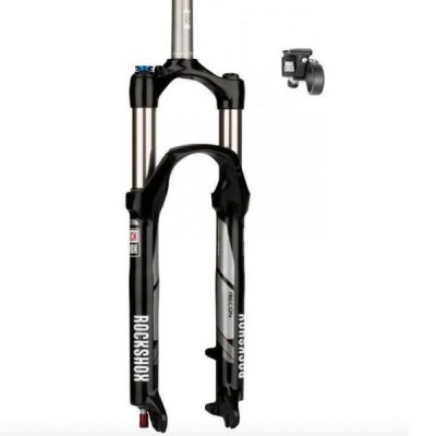 Вилка ROCKSHOX Recon Silver TK - Solo Air 100 26 ", ось 9mm, Черный, TurnKey манетке права, Шток 1 1/8"