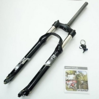 Вилка SUNTOUR XCR-32 RLR 120 27.5/28,6/A-H Disc (Post), пружин, черный.