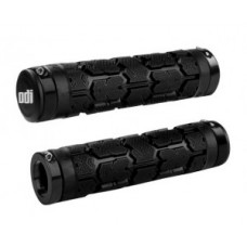 Грипсы ODI Rogue MTB Lock-On 130mm Bonus Pack Black w/Black Clamps (черные с черными замками)