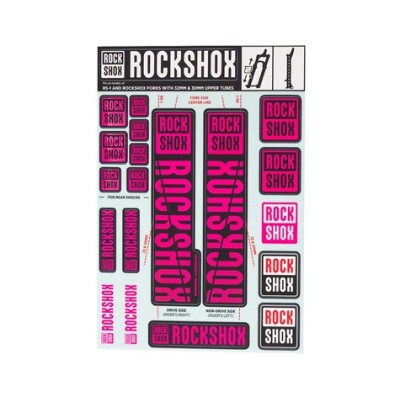 Сервисные запчасти SRAM DECAL KIT 35MM MAGENTA