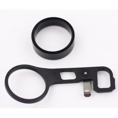 Кронштейн Fouriers Shimano Di2 Junction/1-1/8", Full CNC алю, 6град. 45mm, черн.