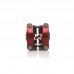 Вынос руля Fouriers RA003 CNC, 6град. алю 1-1/8" 31.8х90мм, черн./крас. Вынос руля Fouriers RA003 CNC, 6град. алю 1-1/8" 31.8х90мм, черн./крас.