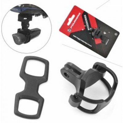 Кронштейн конвертер Fouriers GP02 для крепл.фары в GoPro Mount, Full CNC алю/силикон 17г, черн. Кронштейн конвертер Fouriers GP02 для крепл.фары в GoPro Mount, Full CNC алю/силикон 17г, черн.