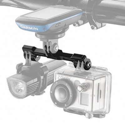 Кронштейн конвертер Fouriers GP01 для крепл.2-х приборов в GoPro Mount, Full CNC алю 29г, черн. Кронштейн конвертер Fouriers GP01 для крепл.2-х приборов в GoPro Mount, Full CNC алю 29г, черн.