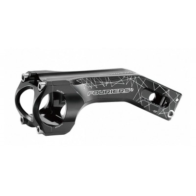 Вынос руля Fouriers MB114 Full CNC алю, -17град. 1-1/4" 31.8x90мм, черн.