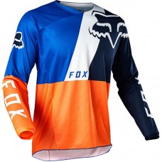 Детская мото джерси FOX YTH 180 LOVL JERSEY [ORANGE BLUE]