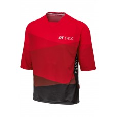 Футболка DT Swiss MTB SHIRT SHORTSLEEVE, RED-BLACK, L