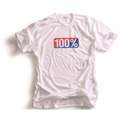 Ride 100% VINTAGE TEE-SHIRT 100% [WHITE]