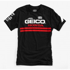 Футболка Ride 100% CONTRAIL Tee-Shirt Geico/Honda [Black]