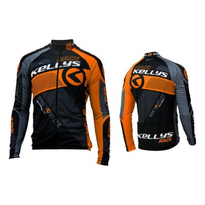 Веломайка с длинным рукавом KLS Pro Race оранжевый S