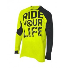 Веломайка с длинным рукавом KLS Enduro лайм XXL