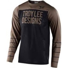 Джерси TLD Skyline Air L/S Jersey [Pinstripe Black/Walnut] размер LG
