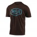 Джерси TLD Flowline S/S Jersey [Station Heather Dark Moka/Blue] размер 2X