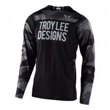 Джерси TLD Skyline Air L/S Jersey [Pinstripe Camo Gray/Black] размер LG