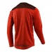 Джерси TLD Flowline L/S Jersey [Shield Heather Tangerine/Dark Slate] размер LG