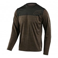 Джерси TLD Flowline L/S Jersey [Shield Heather Walnut/Charcoal] размер LG