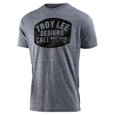 Футболка TLD BLOCKWORKS Camo Tee [Vintage Grey Snow] размер LG