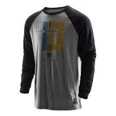Футболка TLD Impacto L/S Raglan (char/blk)