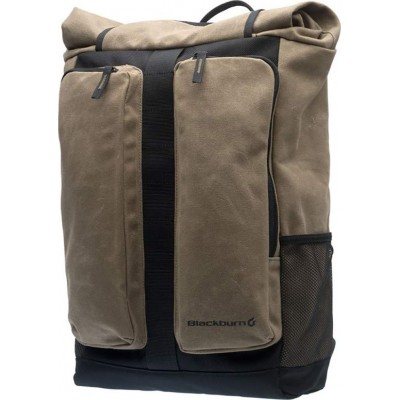 Сумка на багажник / рюкзак Blackburn Wayside Backpack / Pannier водозащитная, 19л, с фиксатором, черный / бежевый