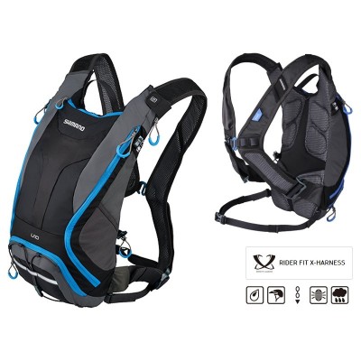 Рюкзак SHIMANO UNZEN 10L, черный-серый-синий Рюкзак SHIMANO UNZEN 10L, черный-серый-синий