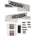 Наклейки на вилку ROCKSHOX DECAL KIT BOXXER 26 / 27.5 BLK / WHT