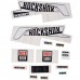 Наклейки на вилку ROCKSHOX DECAL KIT BOXXER 26 / 27.5 BLK / WHT