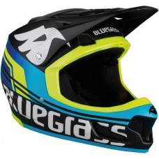 Шлем BLUEGRASS Brave black/cyan/fluo yellow  56-58
