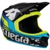 Шлем BLUEGRASS Brave black/cyan/fluo yellow  56-58