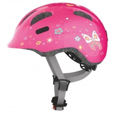 Вело шлем детский ABUS SMILEY 2.0 Pink Butterfly S (45-50 см)