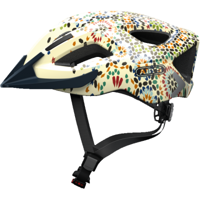 Вело шлем ABUS ADURO 2.0 Cream Flower S (51-55 см)