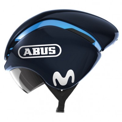 Вело шлем ABUS GAMECHANGER TT Movistar Team L (58-61 см)