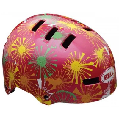 Шлем Bell Faction розовый цветы