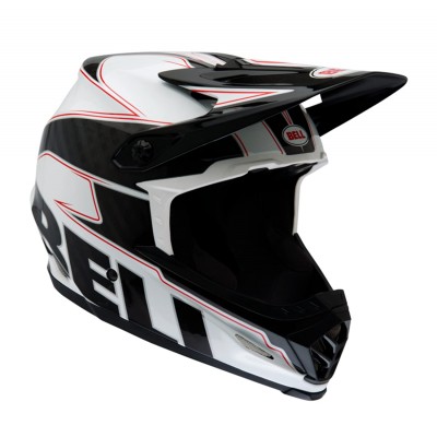 Шлем Bell Full-9 белый / черный карбон Emblem