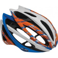 Шлем Bell Gage матовый белый / оранжевый / синий / Burnout