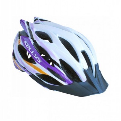 Шлем KLS Dynamic белый / фиолетовый M / L