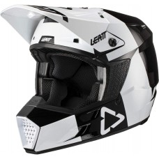 Мотошлем LEATT Helmet GPX 3.5 V21.3 [Black White]