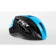 Шлем Met Strale Black Cyan Panel | Glossy 52-56 cm