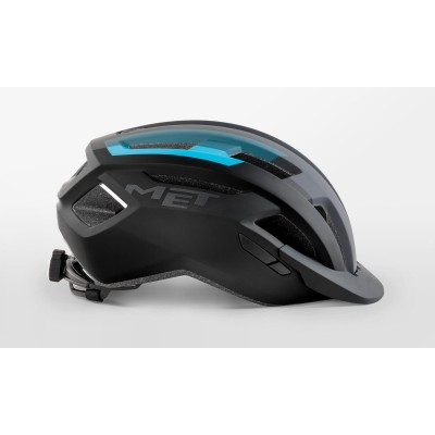 Шлем Met Allroad Black Cyan | Matt 52-56 cm