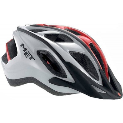 Шлем Met Funandgo white / red with mesh net