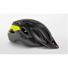 Шлем Met Crossover black safety yellow M 52-59