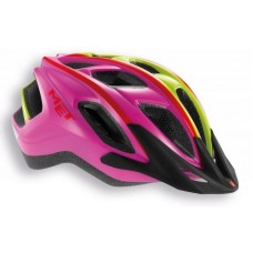 Шлем Met Funandgo pink / red / green with mesh net
