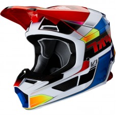 Детский мотошлем FOX YTH V1 YORR HELMET [BLUE RED]